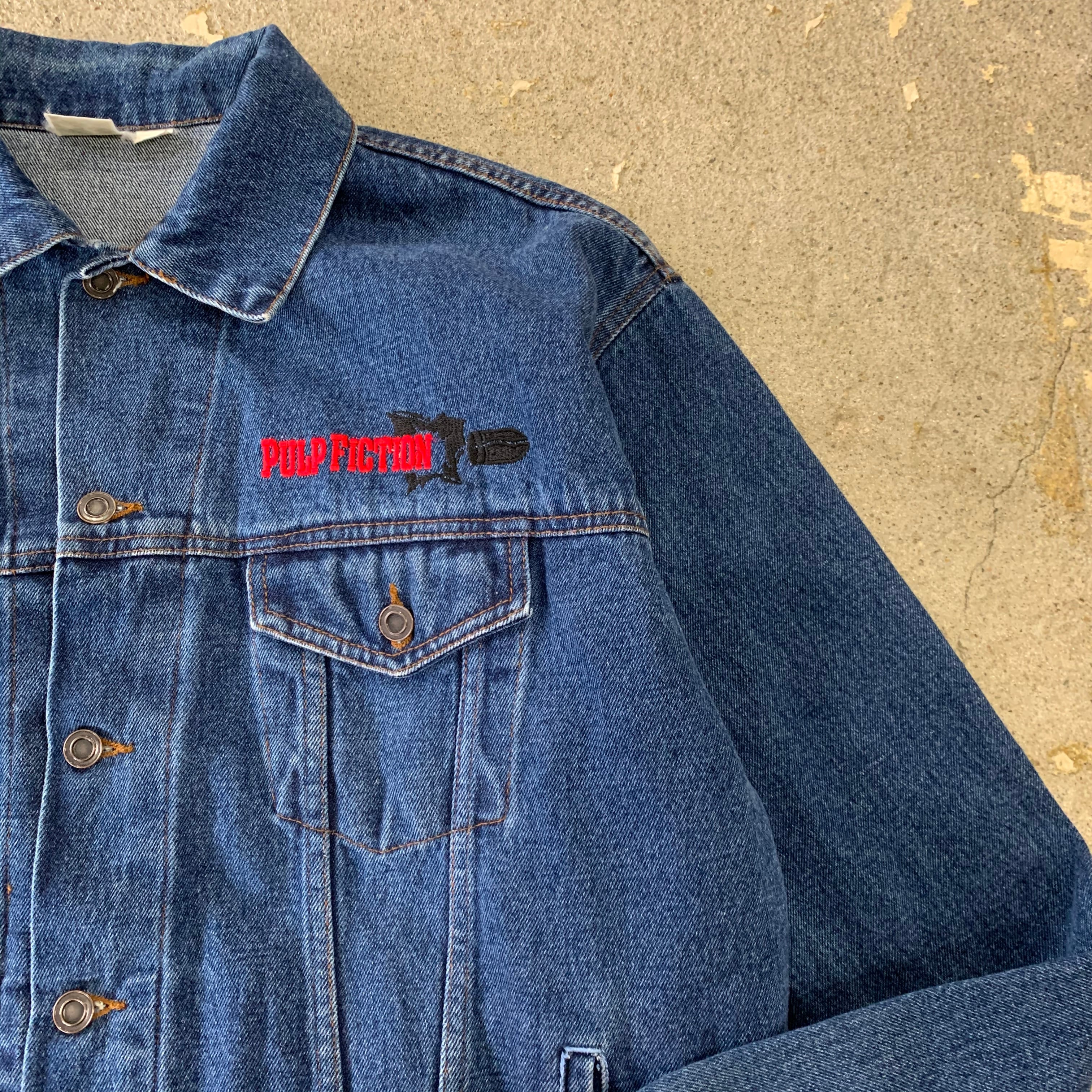 90s pulp fiction denim jacket | What