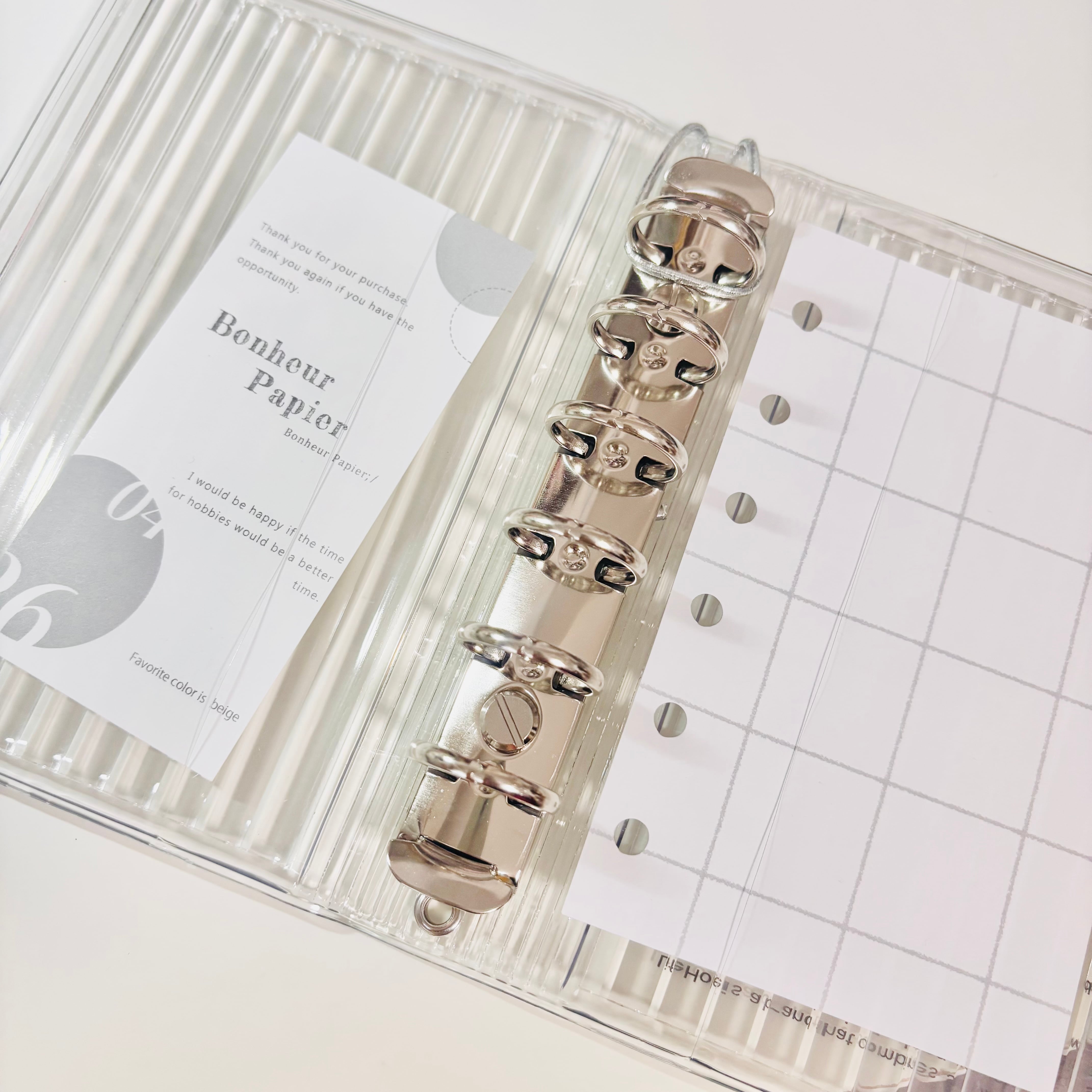 M6 システム手帳【LifeHole】 | Bonheur papier
