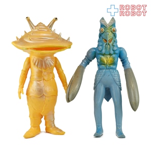 バンダイ ウルトラ怪獣シリーズ カネゴン x バルタン星人 ソフビ フィギュア 1983