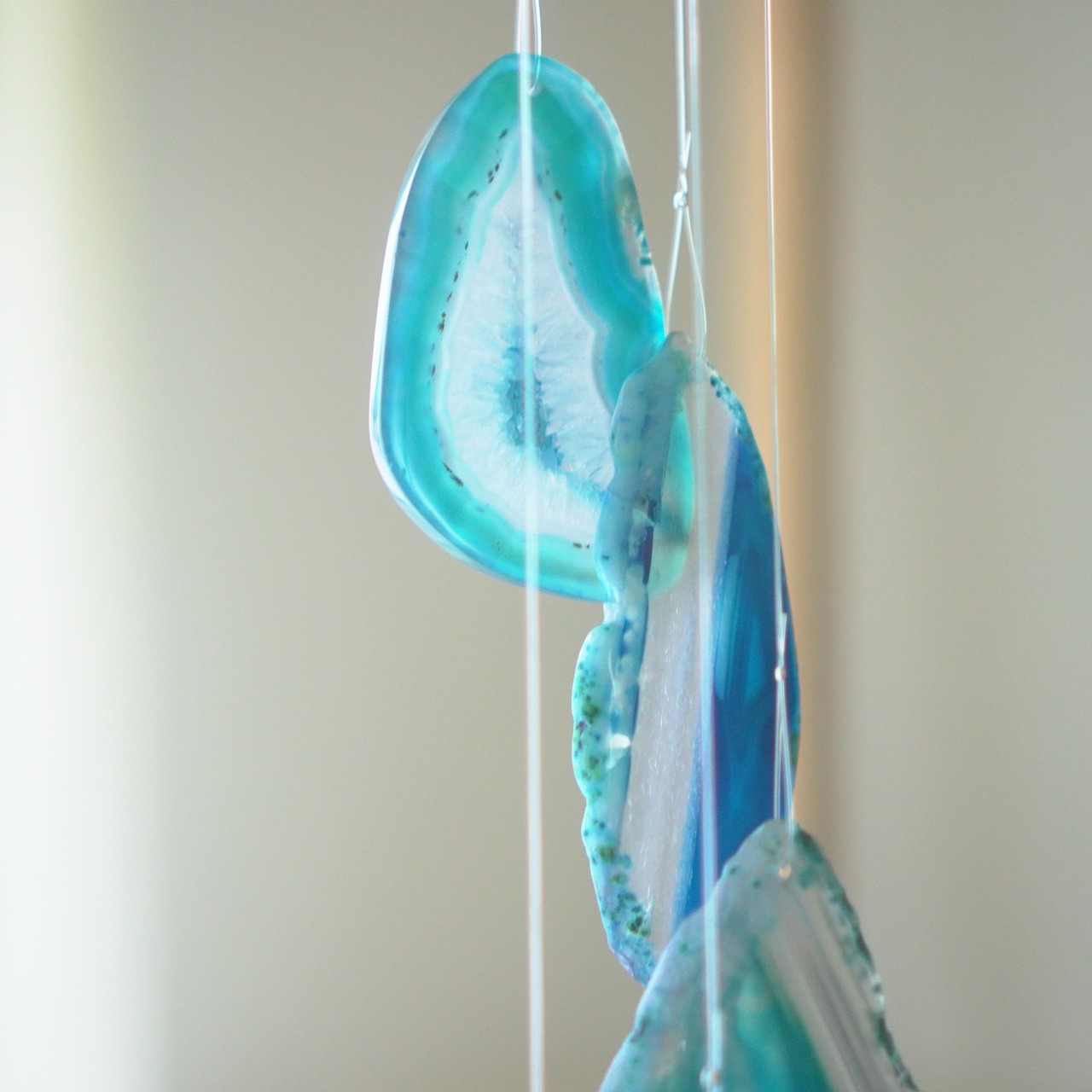 Ice Water 22 - アゲートヒーリングチャイム / Agate Sun Catcher Wind Chime 851