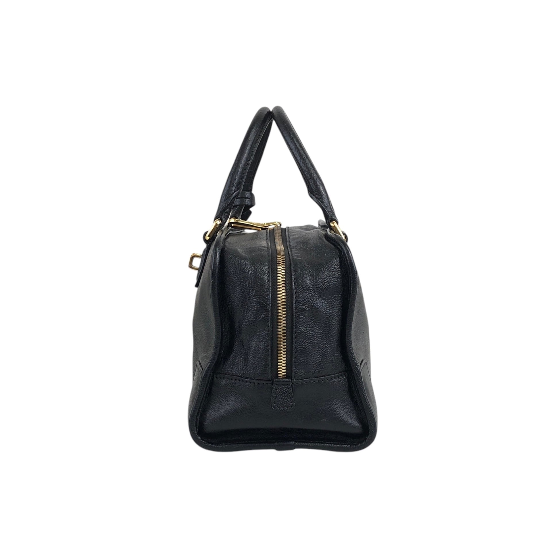 LOEWE ロエベ アマソナ28 ハンドバッグ ブラック アナグラム レザー