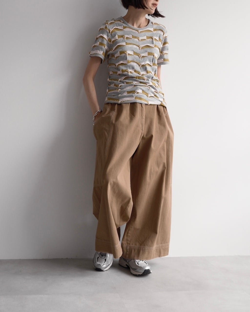 DRIES VAN NOTEN TUCKED WIDE PANTS | dear closet