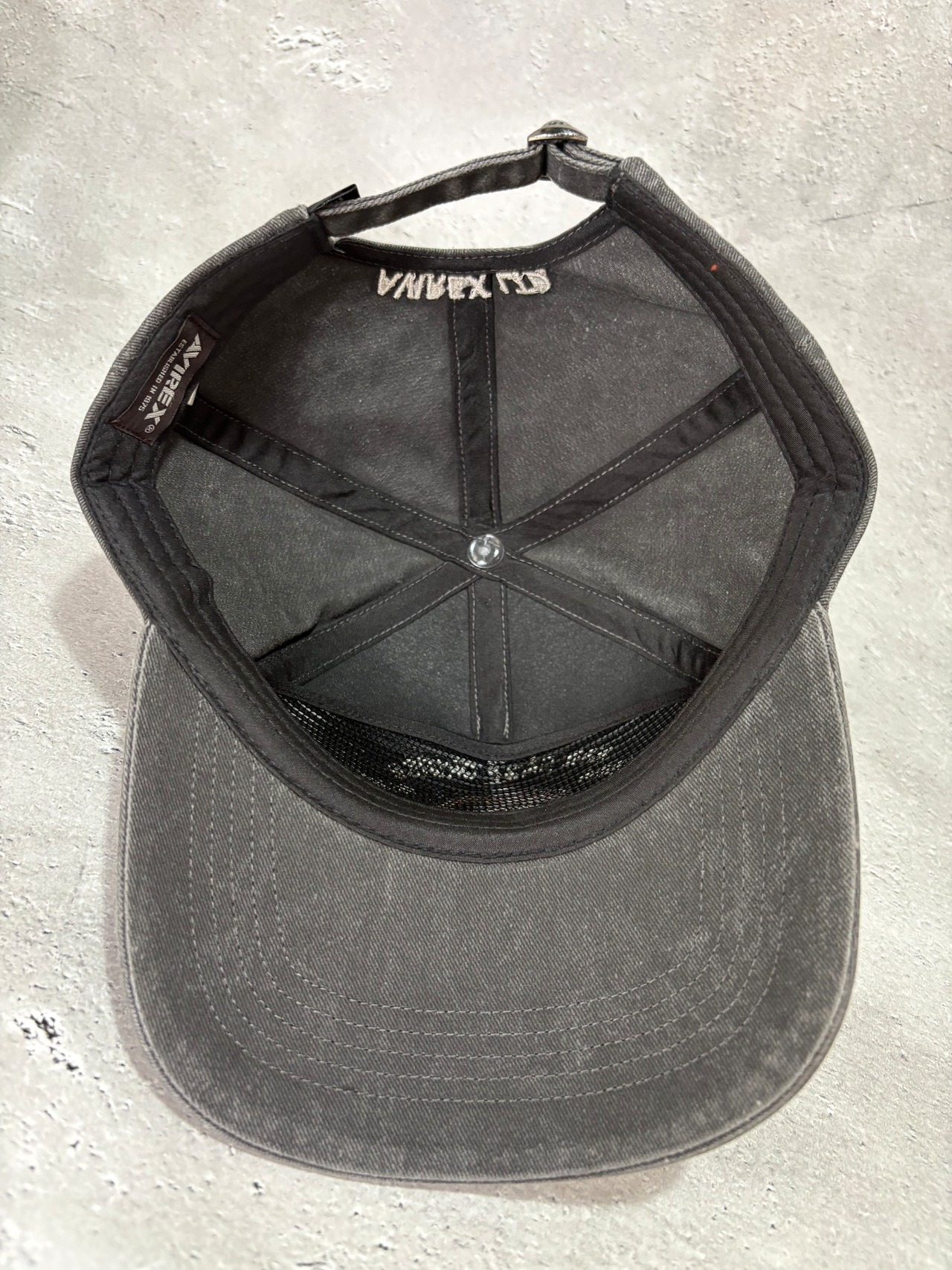 AVIREX / アヴィレックス SURPLUS DRAGONTOUR PIGMENT キャップ ブラック