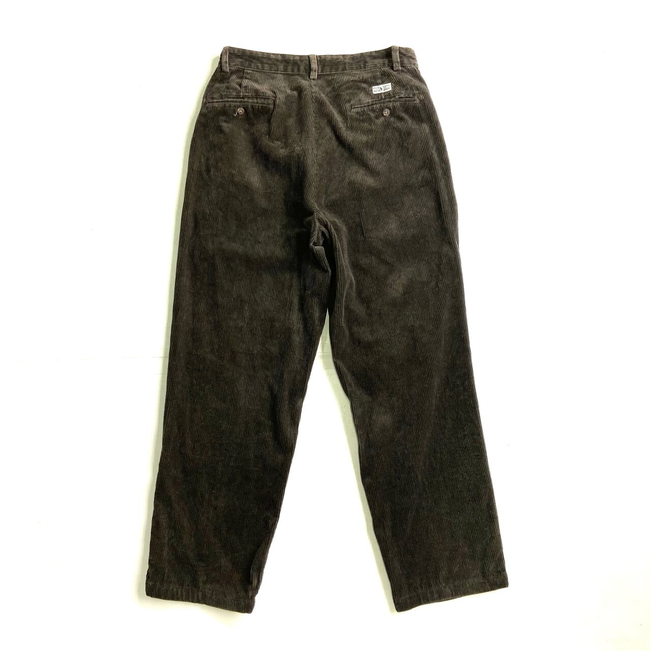 USA 70s ツータック コーデュロイ スラックス パンツ 水色