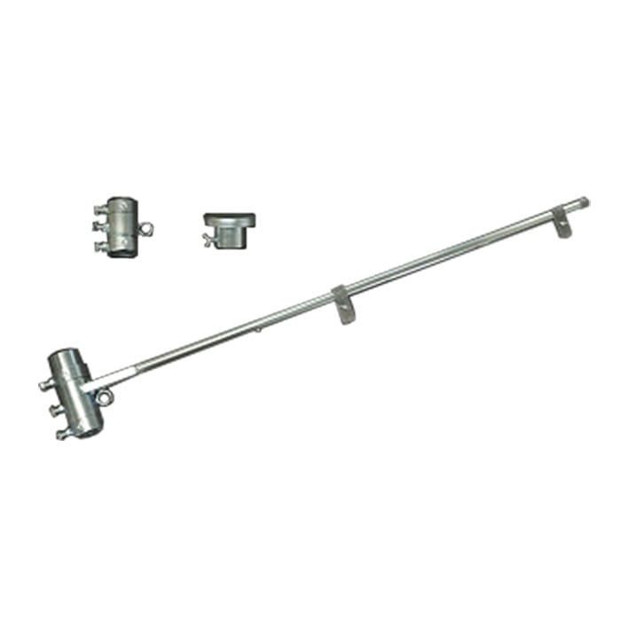 フラッグキーパー(回転式)1本、48.6Φ単管用　回転することで風を受け流してくれます。AR-1261,AR1261,社旗、安全旗,旗,設置,ARAO(アラオ)