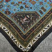 pattern silk scarf