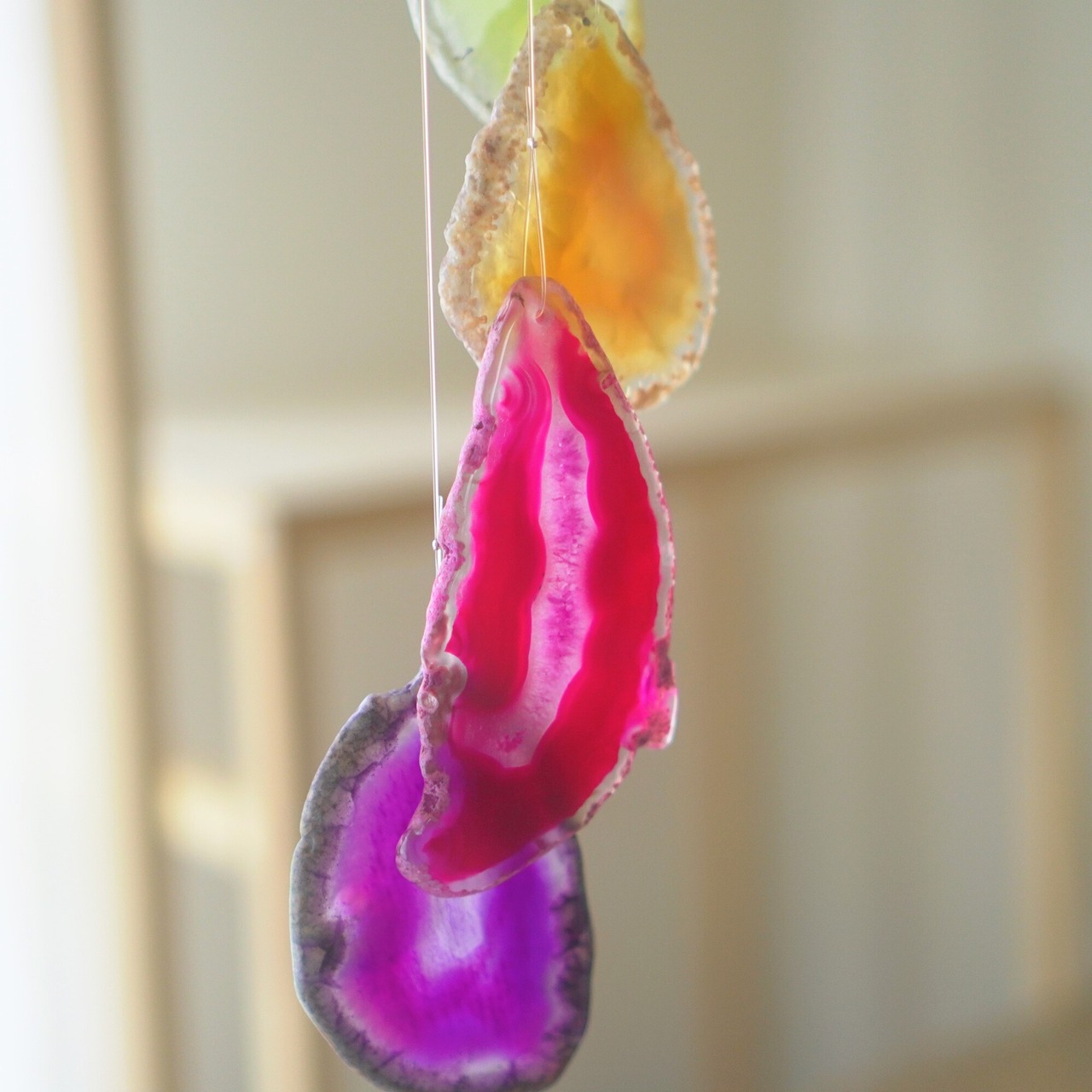 Summer Beach 08 - アゲートヒーリングチャイム / Agate Sun Catcher Wind Chime 671