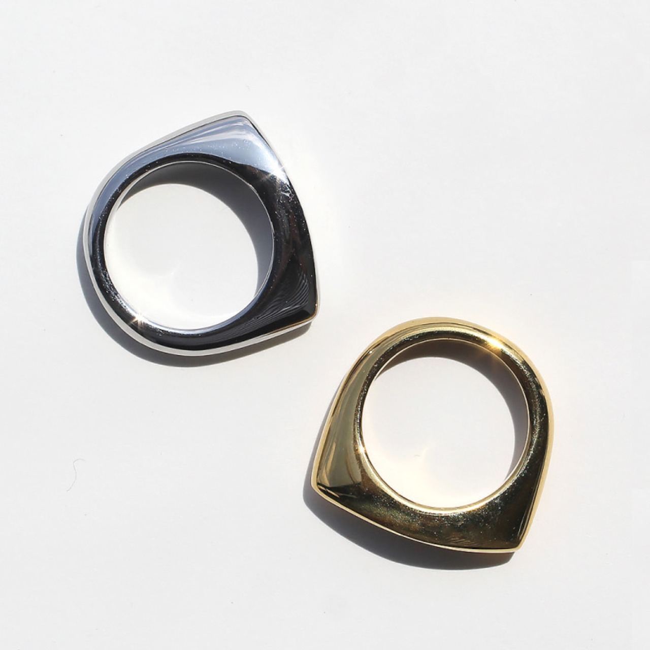 【ネコポス便】リング スクエアラウンドリング　1816