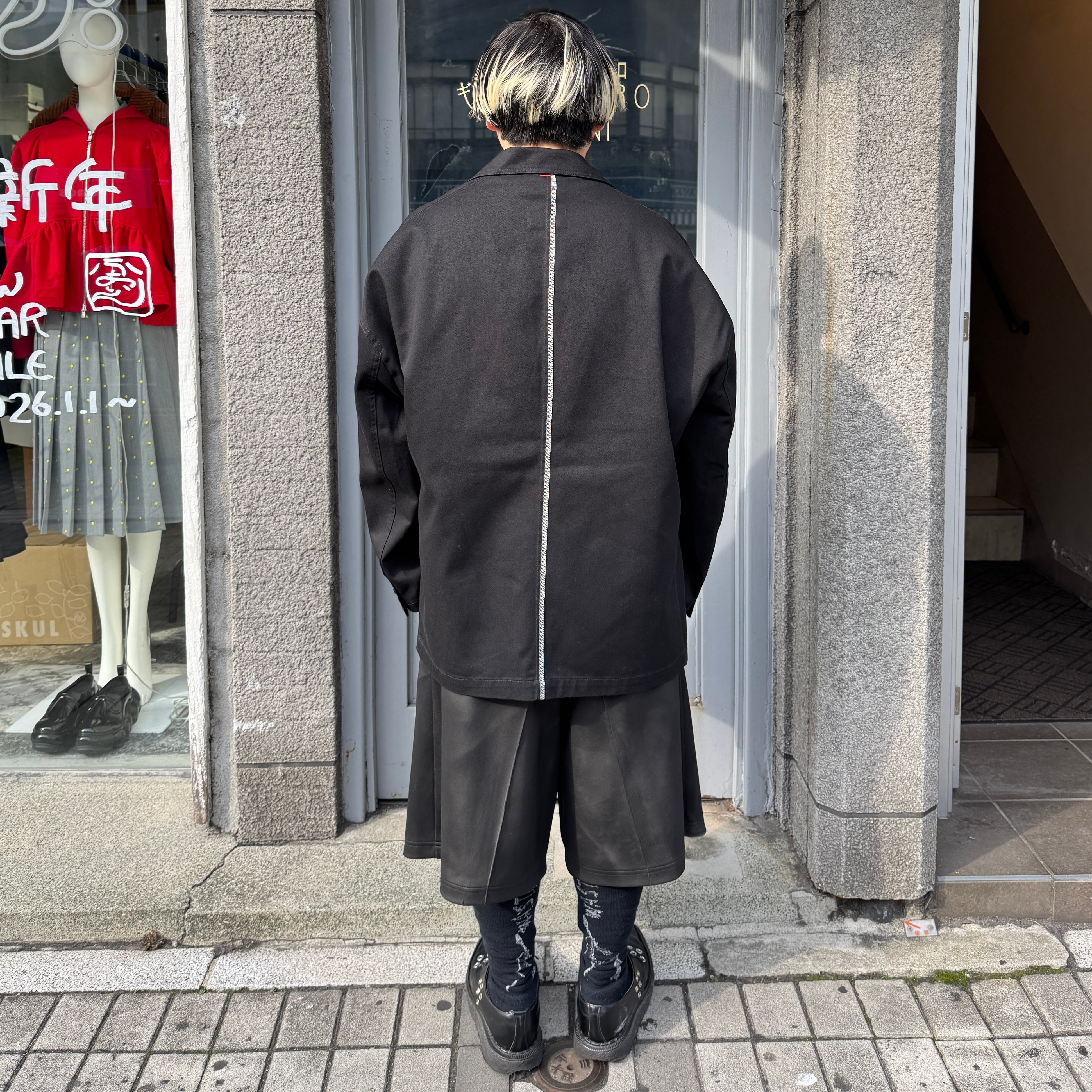 TAAKK / Short Track Pants / BLACK | ふぁいん