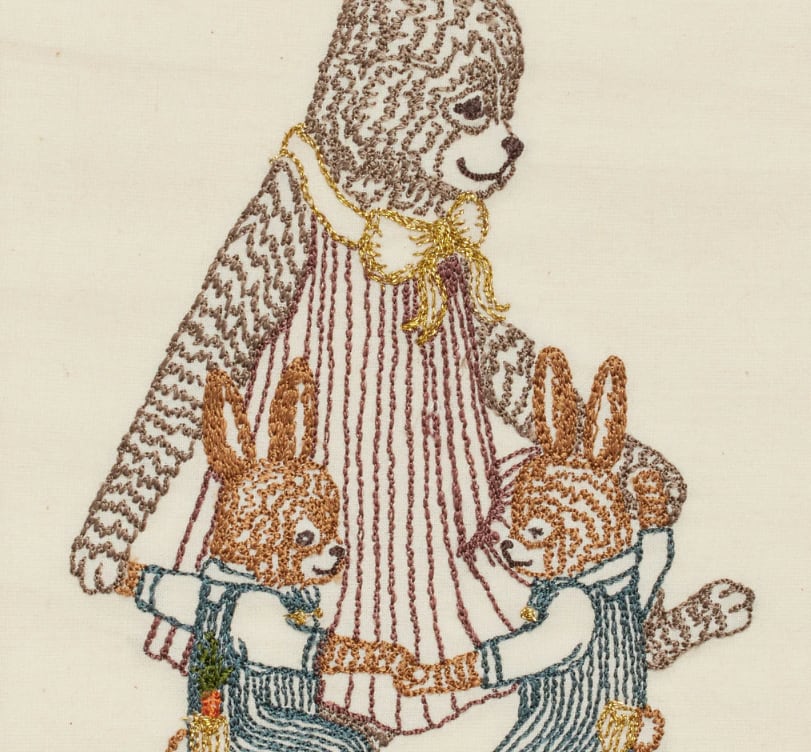 3営業日以内に発送】CORAL&TUSK:Mama Rabbit and Bunnies Card 3営業日以内に発送】CORAL&TUSK:Mama Rabbit and Bunnies Card