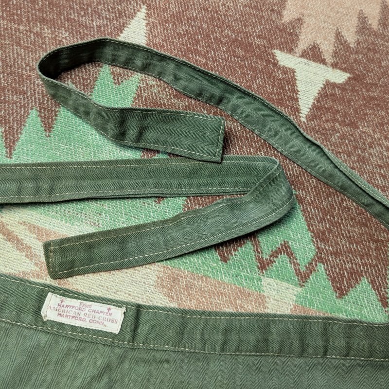 WW2 40s AMERICAN RED CROSS HBT Apron Ditty Bag | Wonder Wear