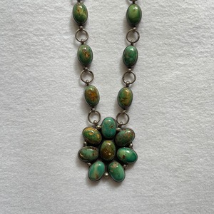 Vintage native american turquoise necklace