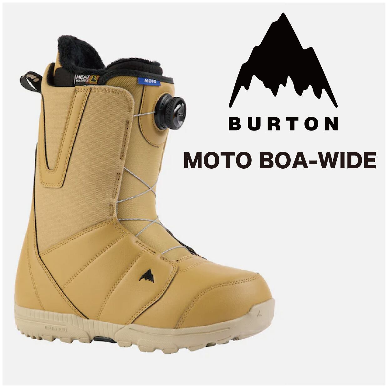 型落ち . 22-23年モデル. BURTON. 『MOTO BOA WIDE』CAMEL. バートン