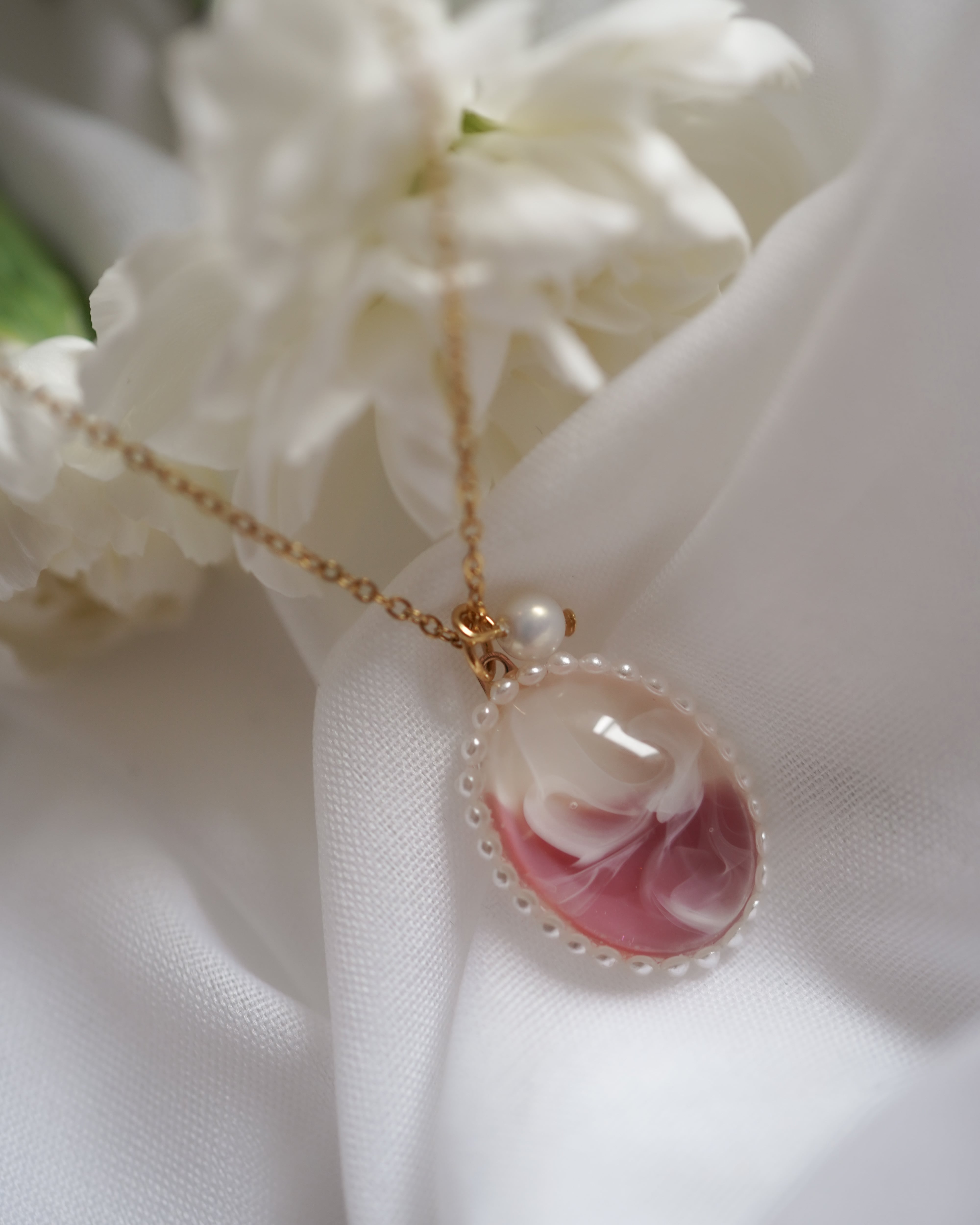 『 苺のショートケーキ 』ネックレス