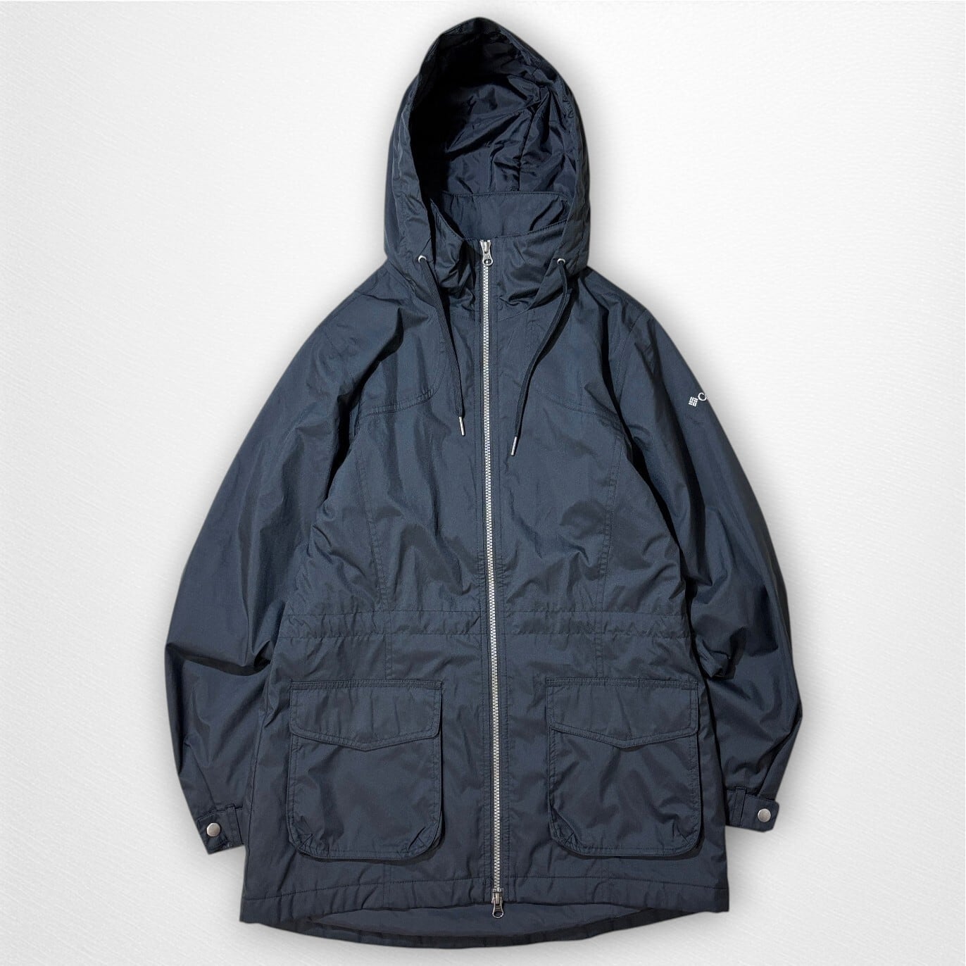 Columbia OMNI-TECH ジャケット ブラック Columbia】コロンビア OMNI-TECH 防水フーデッドジャケット ブラック S