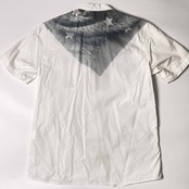 FRAPBOIS フラボア メガネ プロデューサー巻き デザイン 半袖シャツ 2/ホワイト メンズ