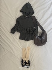 韓国子供服 / BANANA J / 26Autumn / アイノ フードパーカー / 秋服 / キッズ *XS~JS*