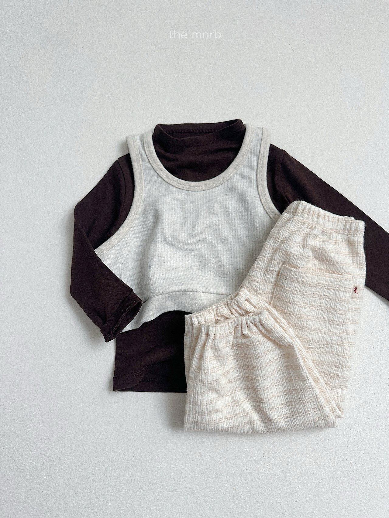 送料無料【予約】/ デイストライプジョガーパンツ / minirobe