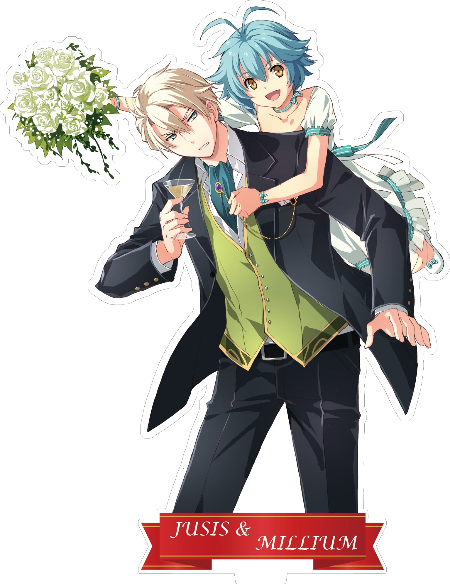 閃の軌跡Ⅳ結婚式イラスト第1弾オーロラアクリルスタンド | io・琳派