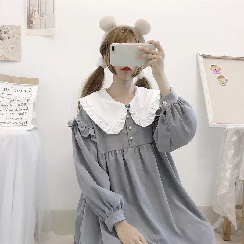 Chloe シルク フロントフリル 半袖ワンピース パフスリーブ 38ブラック 