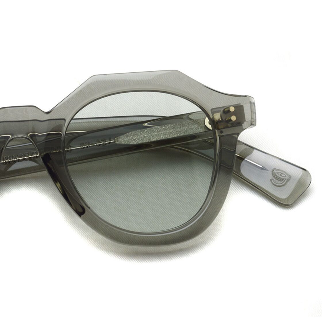 guepard / gp-02 / gris - Light Green Flat lenses クリアグレー 