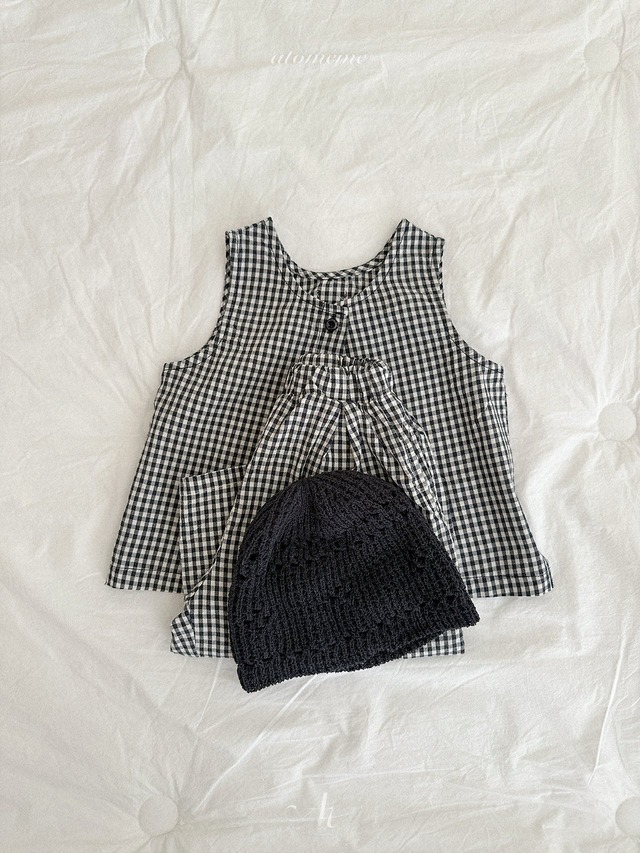 〘予約〙atomeme / Muse Check Pants