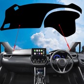 ホンダ との互換性あり S660 ダッシュボードマット ホンダ S660 車内 ダッシュボードカバー 2015~現行 S660 車種専用 ダッシュボードライト 保護マット 車種専用設計 フランネル素材 防水 耐熱性 耐久性