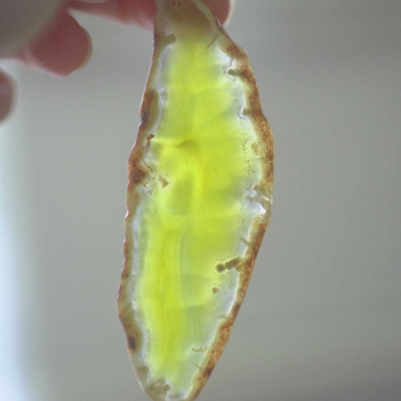 Lemon Soda 12 - アゲートヒーリングチャイム / Agate Sun Catcher Wind Chime 844