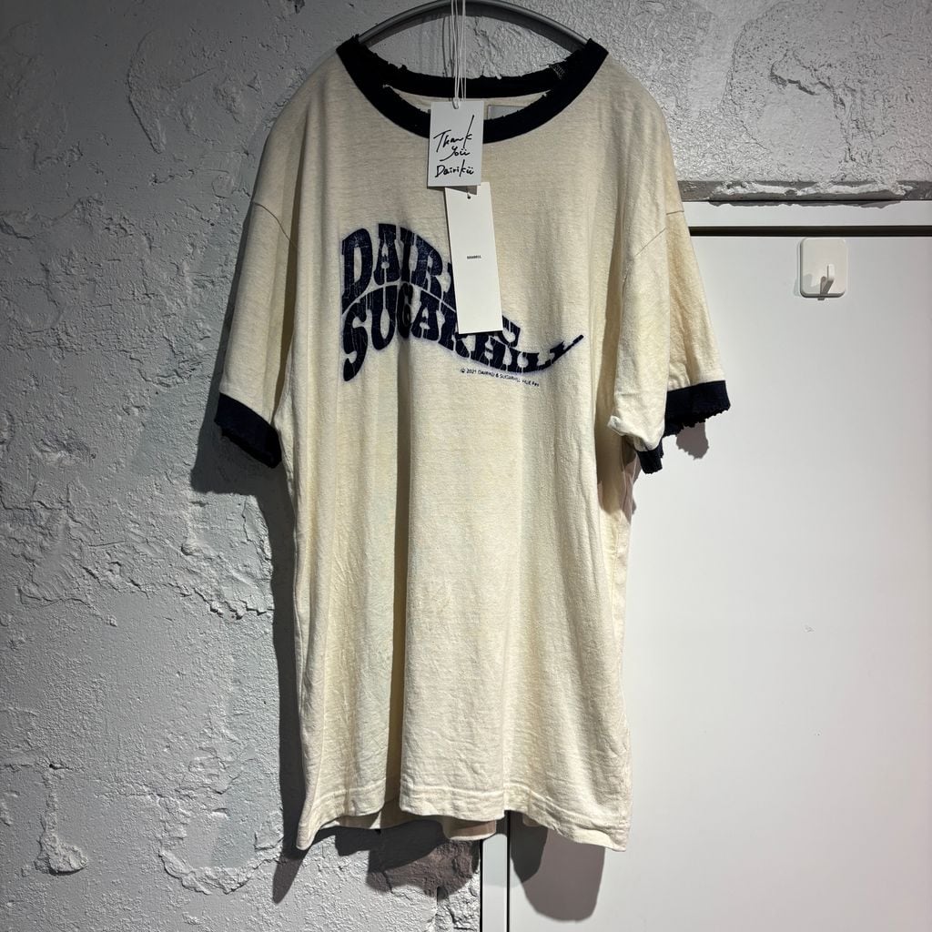DAIRIKU × SUGARHILL Trim tee リンガーTシャツ