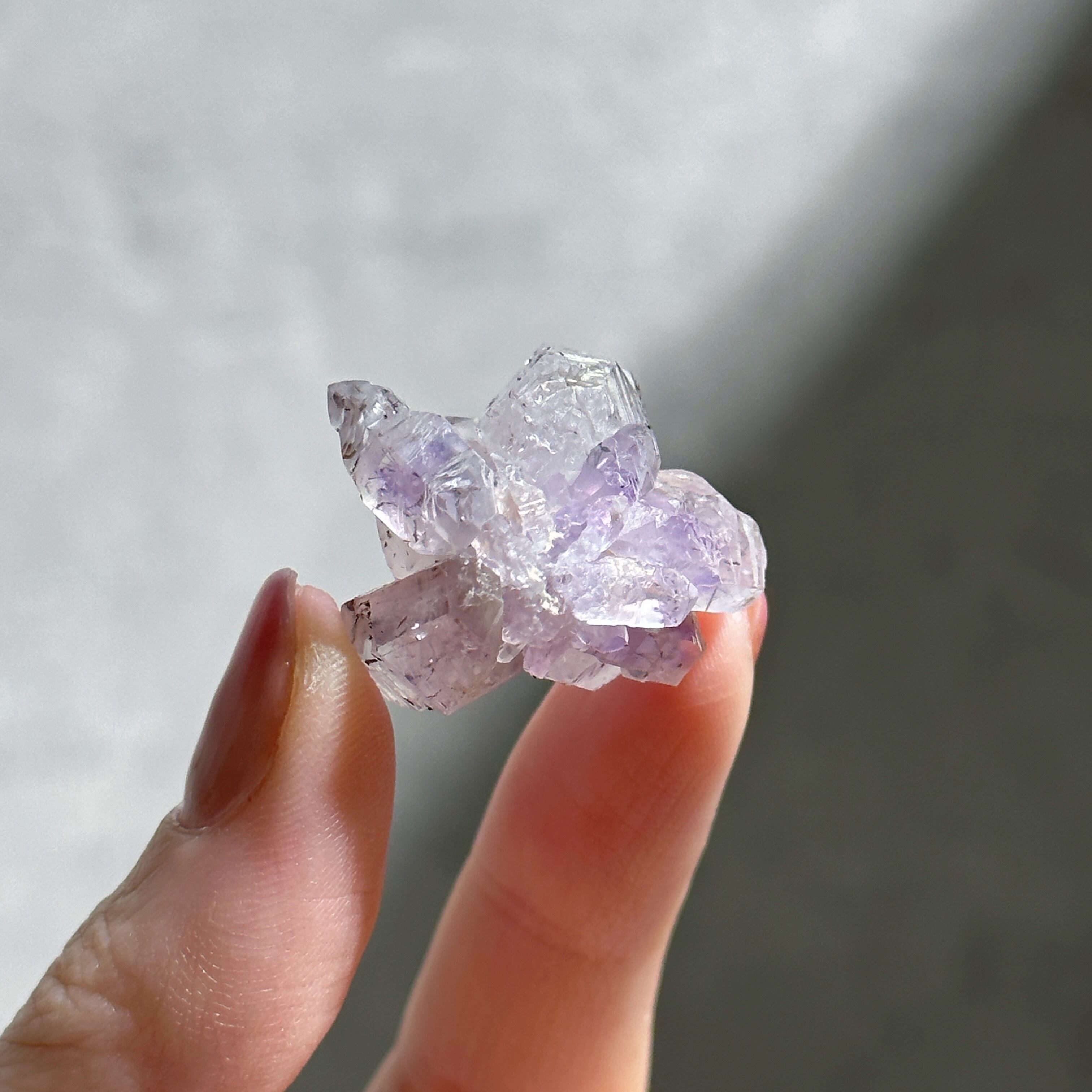 アメリカ産ヘマタイトインアメジスト 原石03◇ Amethyst ◇天然石