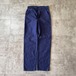 50-60s フレンチワーク モールスキン ブルー パンツ W30