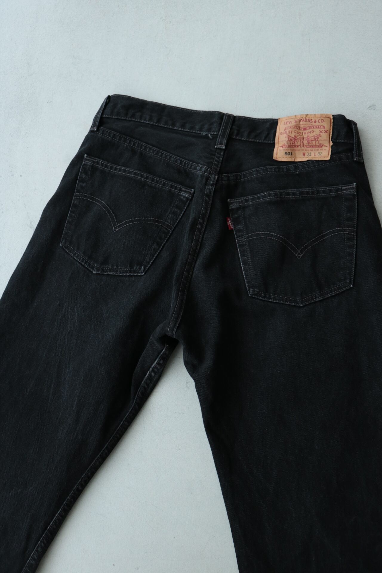 Vintage Levis 501 black denim pants | Cary powered by BASE