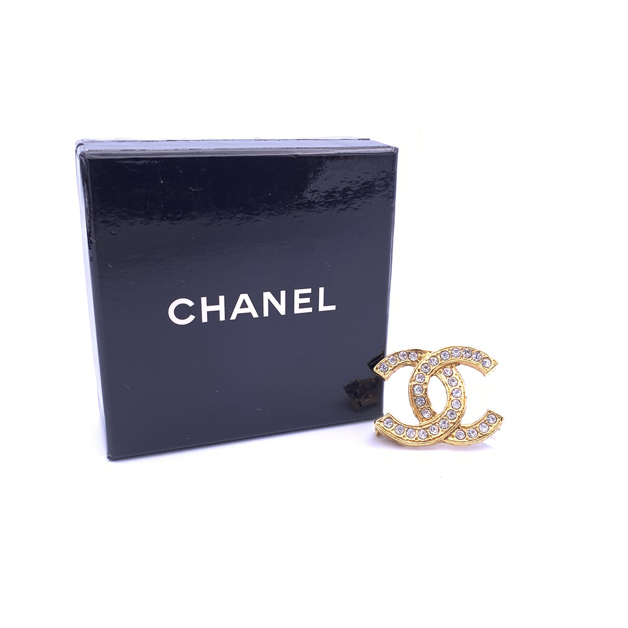 CHANEL シャネル ココマーク ブローチ - パープル by