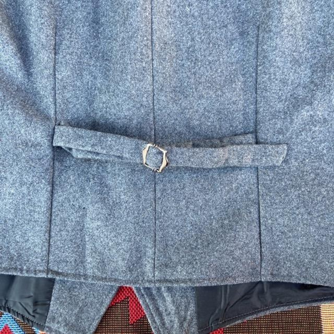 TOPANGA　Men's　襟付きウールベスト　グレー