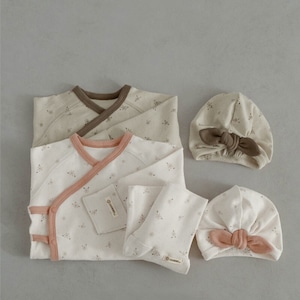 ベビー 春新作 甘い ピンク リボン レース ロンパース