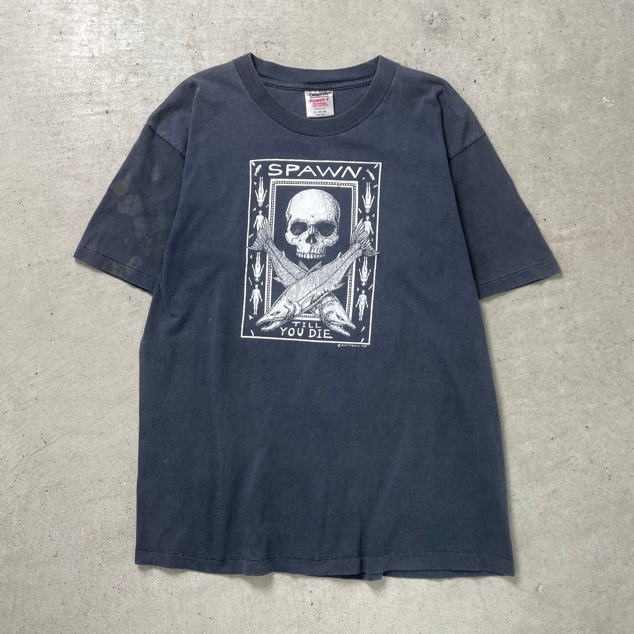 80年代 USA製 Ray Troll アート プリント Tシャツ メンズXL 古着 80s
