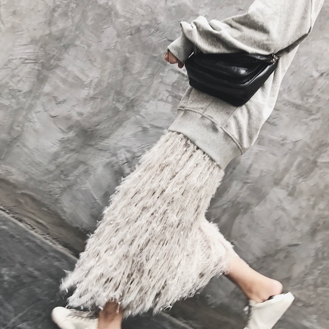 shaggy skirt 10967