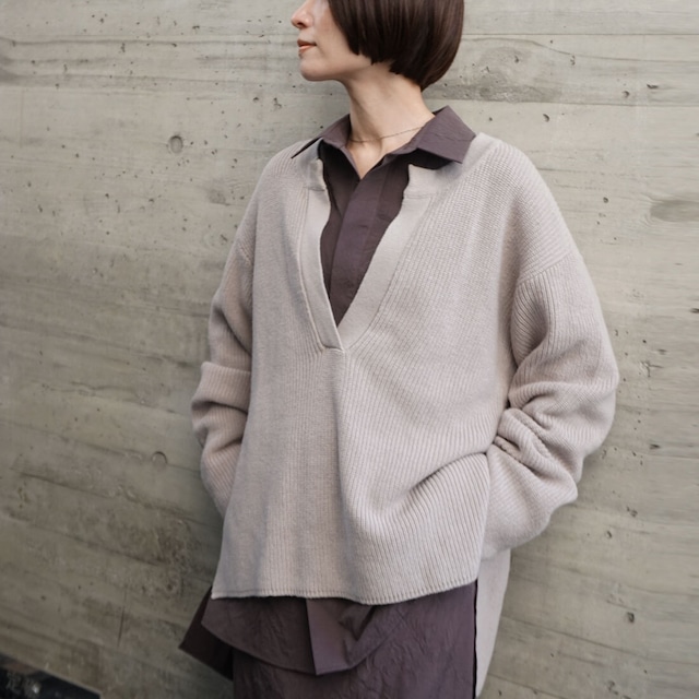 タックシャツワンピース