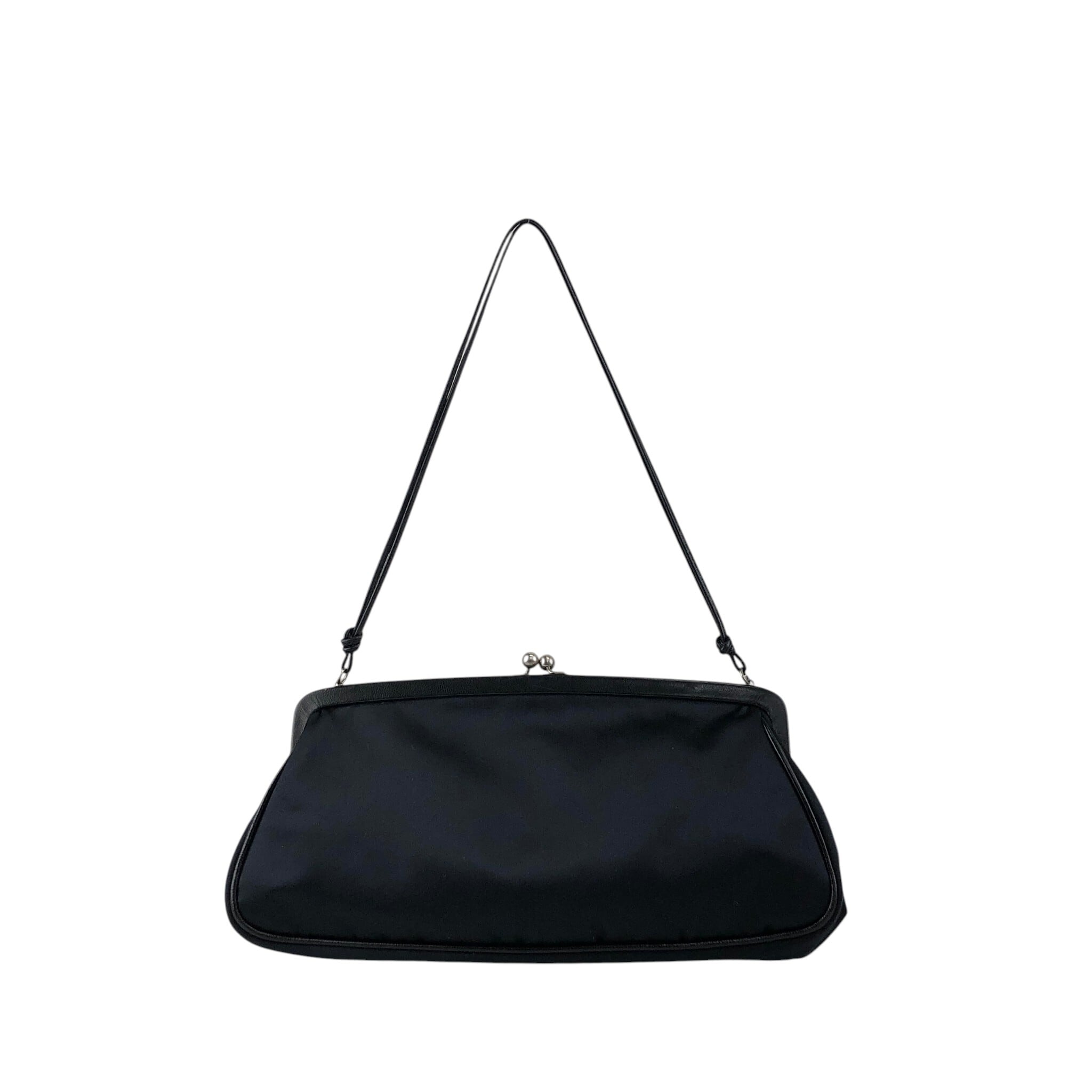 PRADA プラダ ハンドバッグ ブラック トライアングルロゴ ナイロン