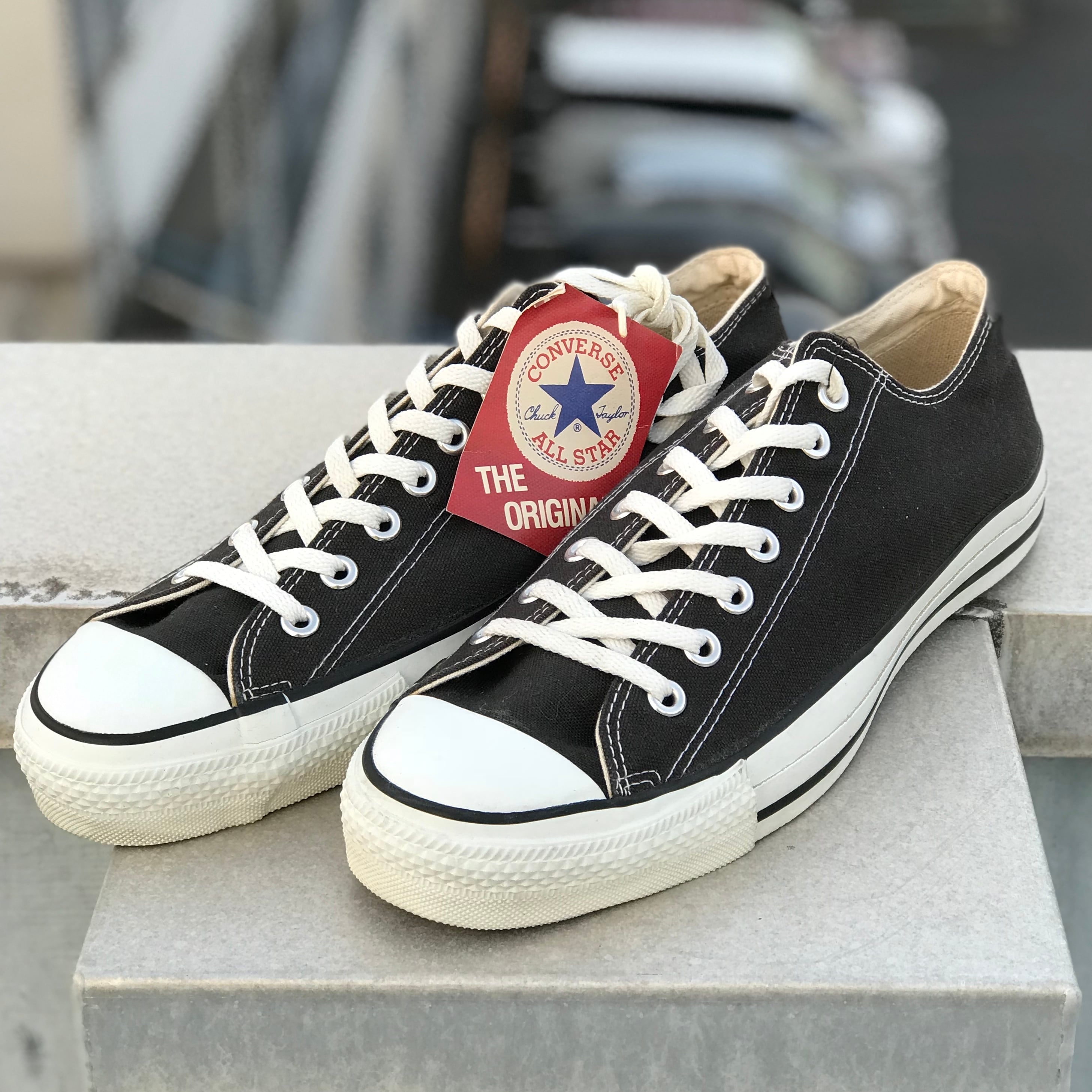 80's CONVERSE コンバース ALL STAR LOW オールスターロー USA製 デッドストック タグ付き 箱無し SIZE11 |  agito vintage powered by BASE