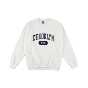 K'rooklyn College Sweat -White-