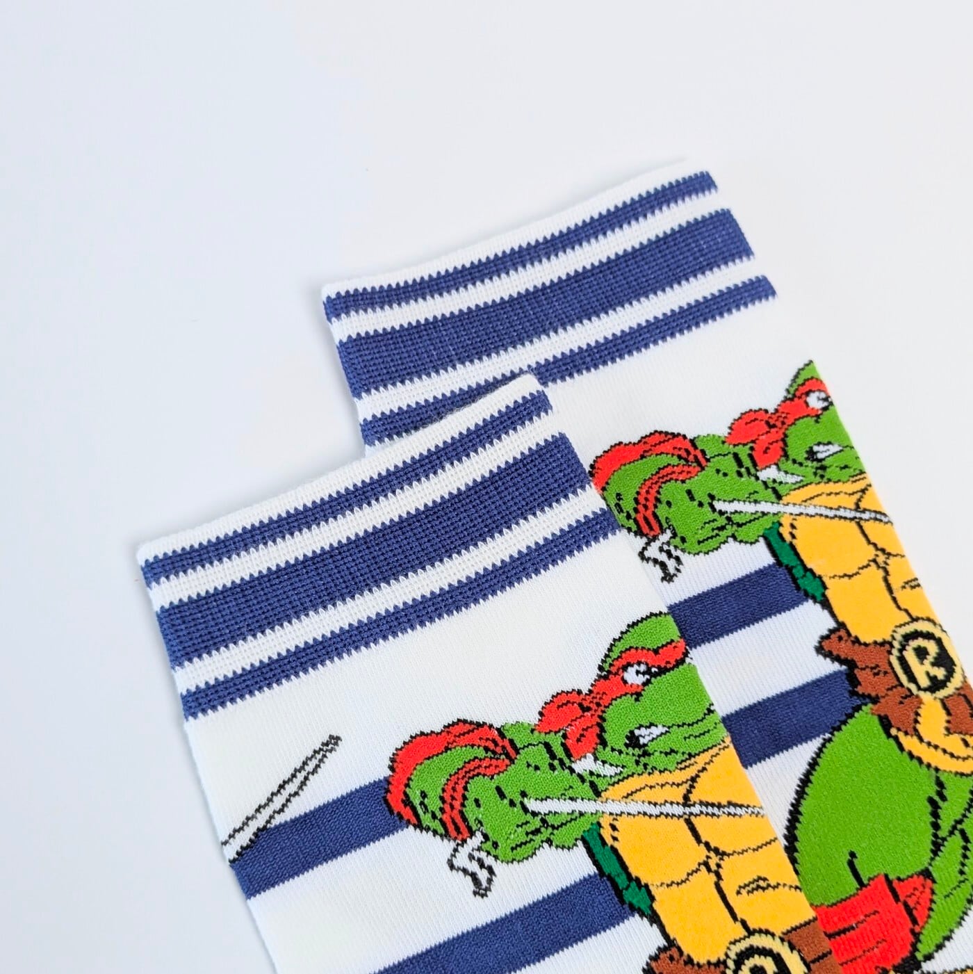 ♧【 crew socks / クルーソックス 】Teenage Mutant Ninja Turtles ( タートルズ ) / 靴下 / ソックス〚アメリカン雑貨 アメトイ〛