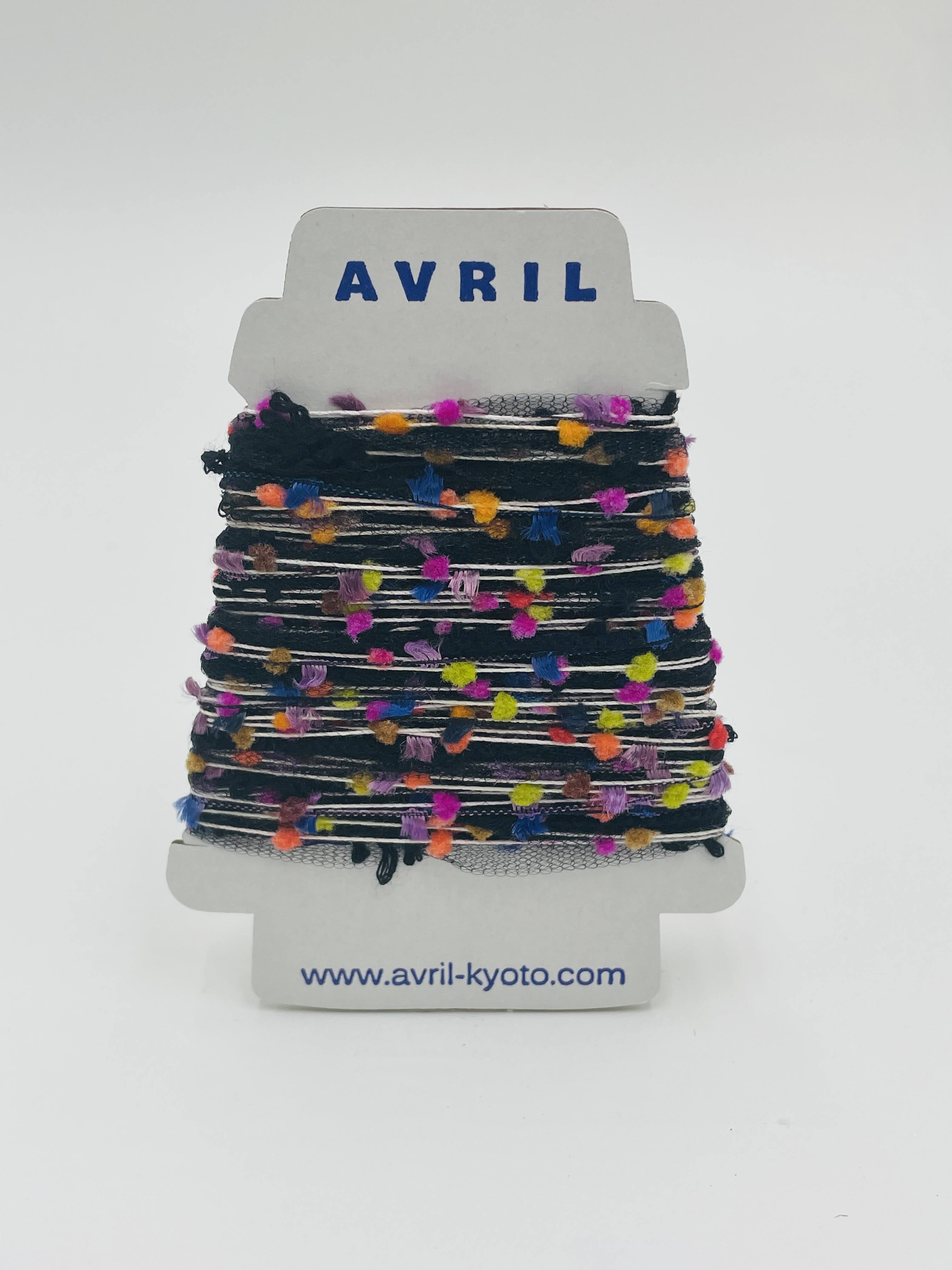 集めたくなる♬楽しい♬可愛い♡『ちょこっと巻きのファンシー糸』AVRILペラコーン224