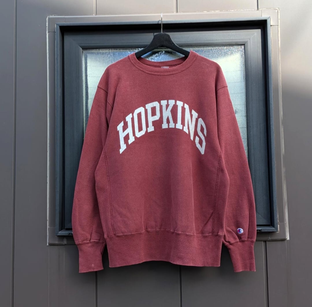 90s champion r/w "HOPKINS" sweat 小岩店
