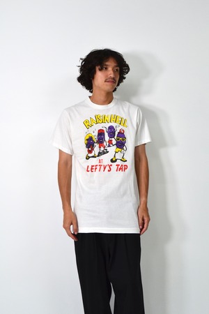 90s USA製 print T-shirt