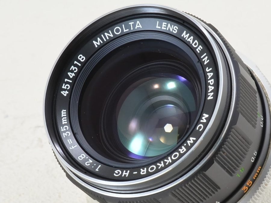 MINOLTA (ミノルタ) MC W.ROKKOR-HG 35mm F2.8（21362） | サンライズ ...
