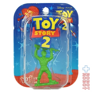 ユージン トイ・ストーリー2 ミニブリスターコレクション パート3 グリーンアーミーメン (B) & ロゴ フィギュア 未開封