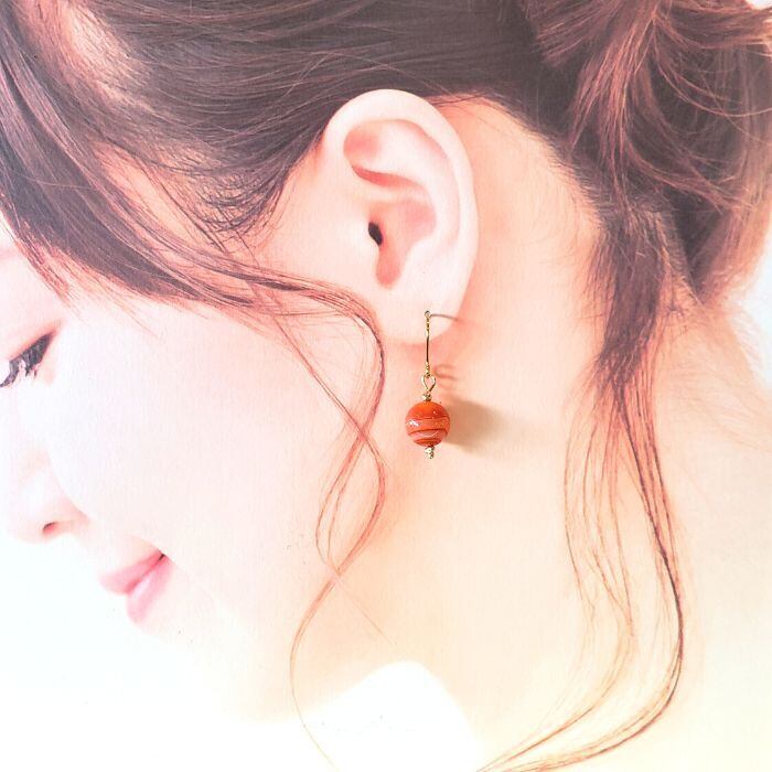 厄除け ピアス サードオニキス パワーストーン 天然石 ピアス