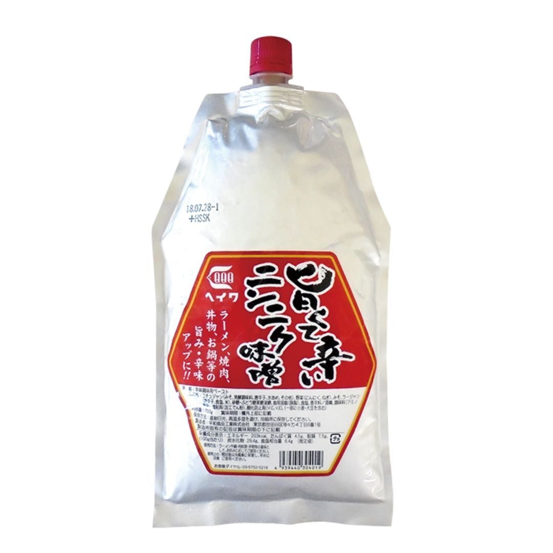 旨くて辛いニンニク味噌 700g | 平和食品工業株式会社 公式オンライン