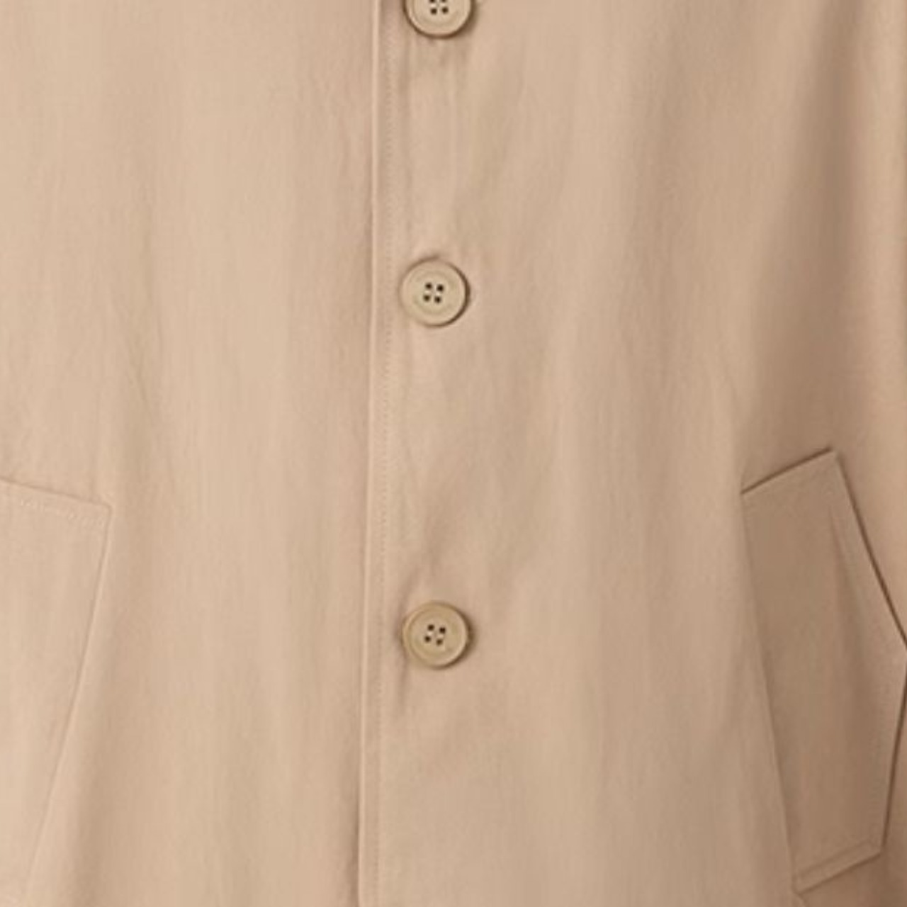 ロング丈 ストレートシルエット フロントボタンコート af0133